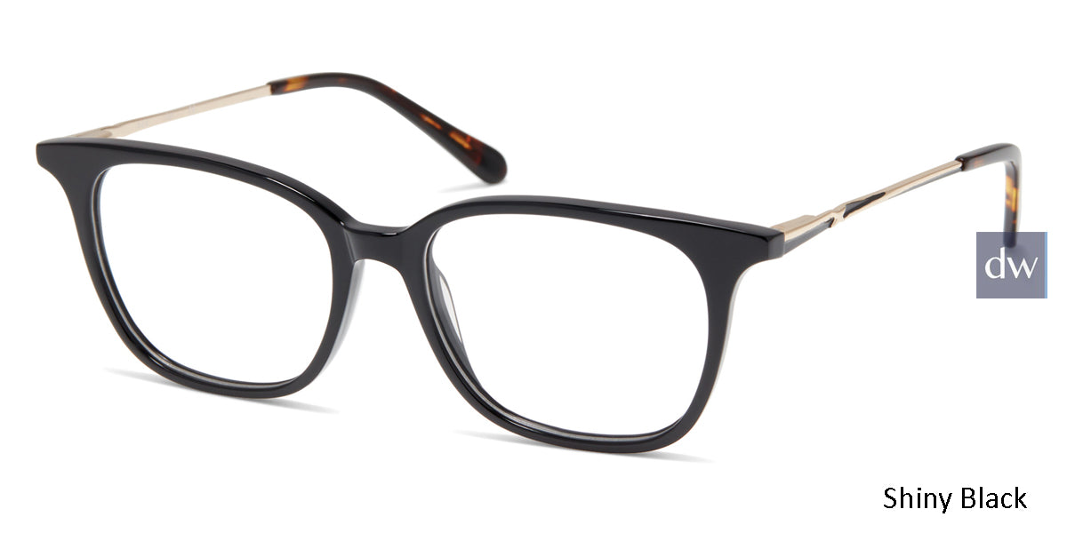 Shiny Black Viva VV4522 Eyeglasses