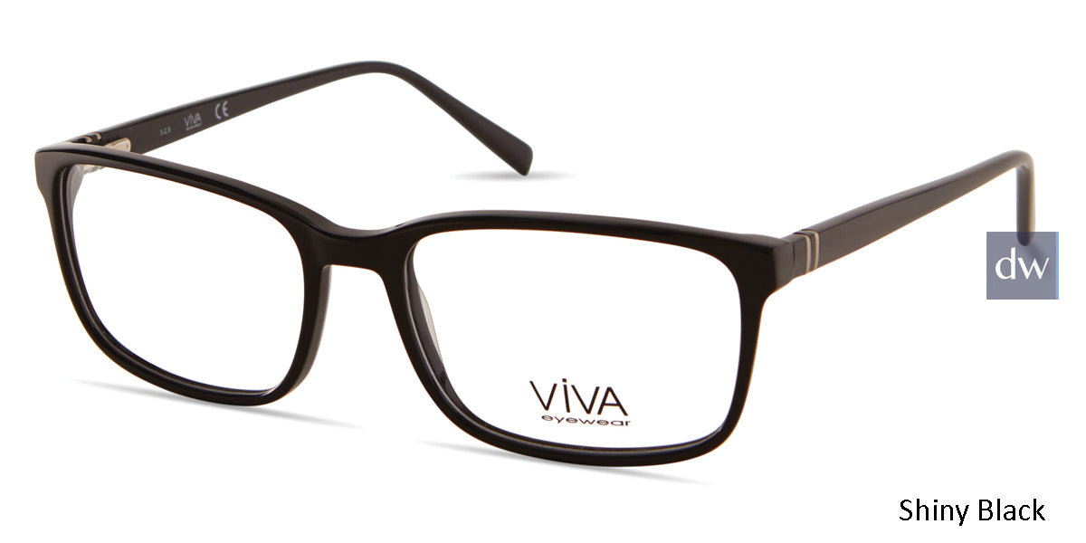 Shiny Black Viva VV4044 Eyeglasses