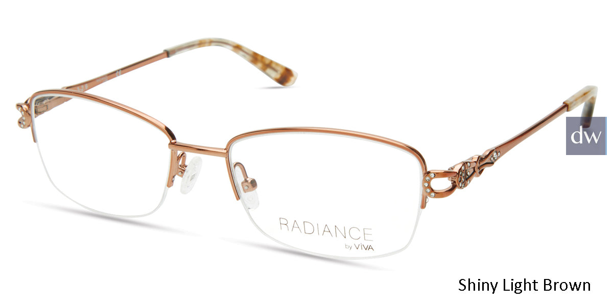 Shiny Light Brown Viva VV8009 Eyeglasses