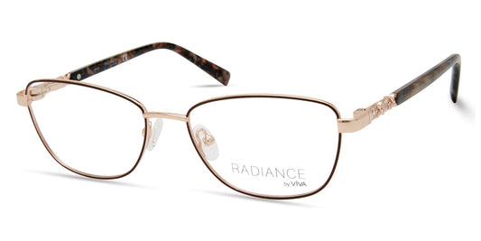 Shiny Rose Gold Viva VV8014 Eyeglasses