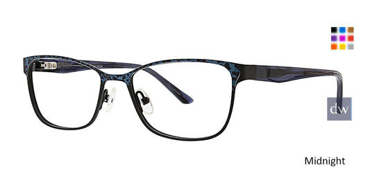 Midnight Xoxo Siena Eyeglasses.