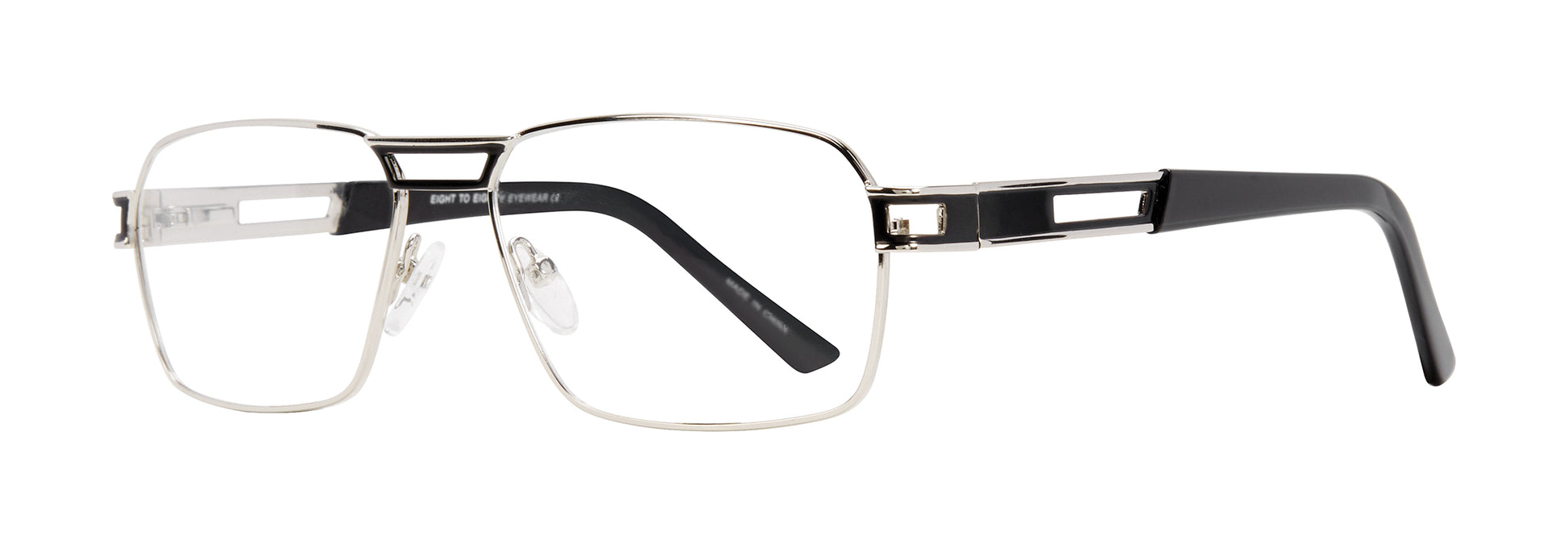 Silver Black          Eight to Eighty Twan Eyeglasses
