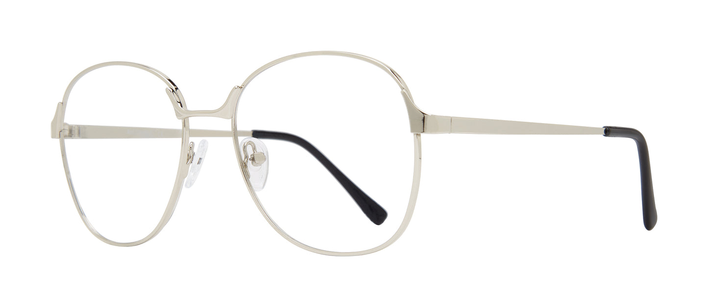 Silver         Affordable Designs Twiggy Eyeglasses