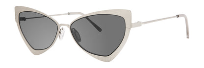 Vera Wang Point Sunglasses | Steel Cat-Eye
