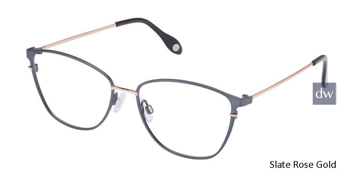Slate Rose Gold Fysh 3659 Eyeglasses.