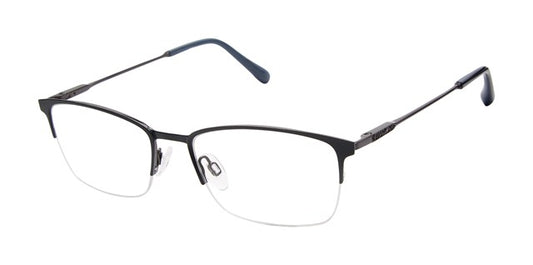 Barbour BAOM508 Semi-Rimless Rectangle Eyeglasses