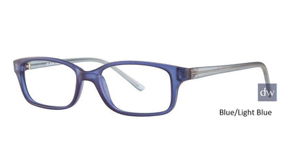 Blue/Light Blue Vivid Soho 1012 Eyeglasses.