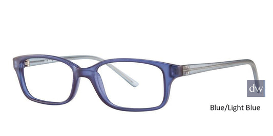 Blue/Light Blue Vivid Soho 1012 Eyeglasses.