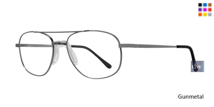 Gunmetal Affordable Designs Sol (55) Eyeglasses