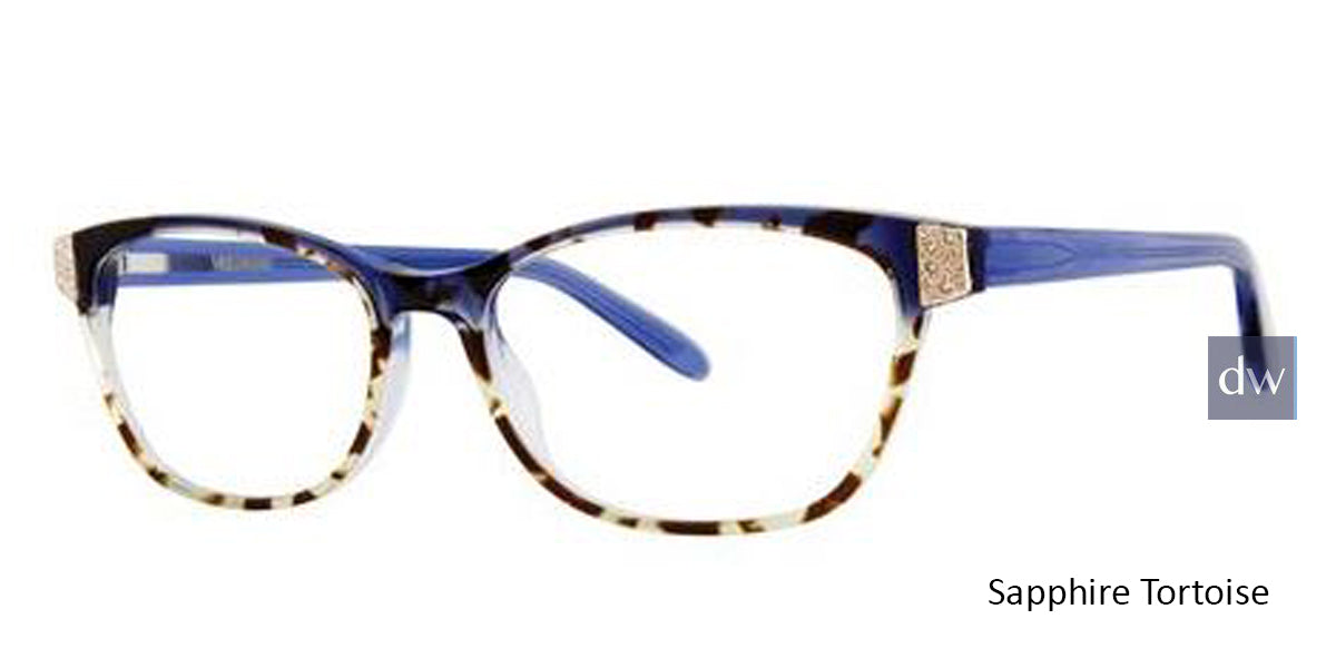 Sapphire Tortoise Vera Wang Starling Eyeglasses.