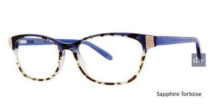 Sapphire Tortoise Vera Wang Starling Eyeglasses.