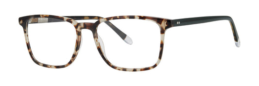 Original Penguin The Potter men's rectangle acetate eyeglasses in Sycamore Tortoise

