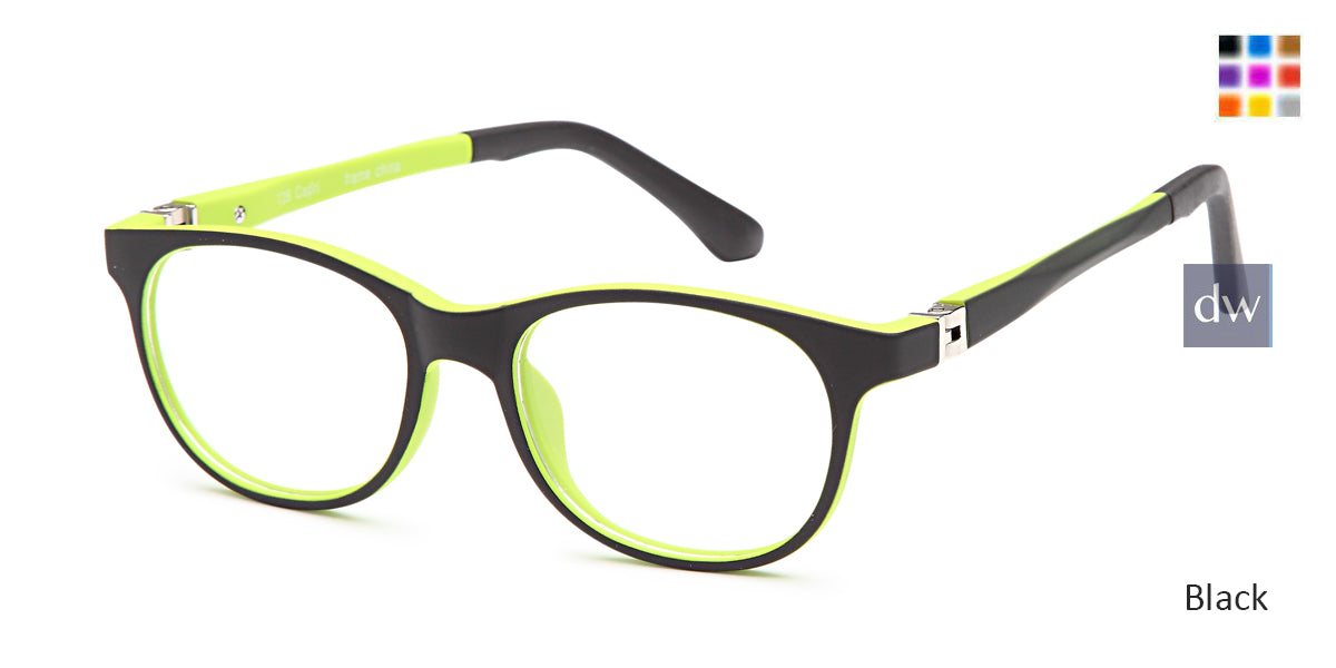 Black Capri Trendy T28 Eyeglasses