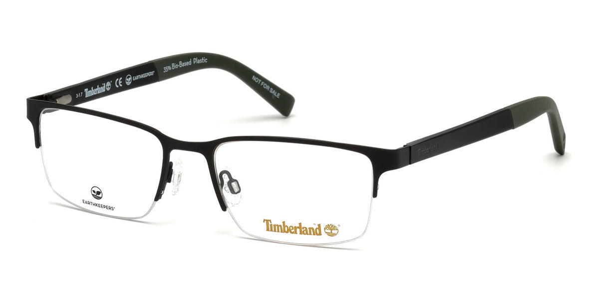 Matte Black Timberland TB1585 Eyeglasses.