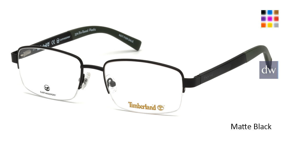 Matte Black Timberland TB1588 Eyeglasses.