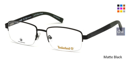 Matte Black Timberland TB1588 Eyeglasses.