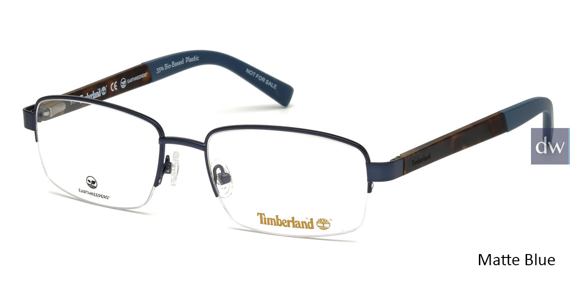 Matte Blue Timberland TB1588 Eyeglasses.