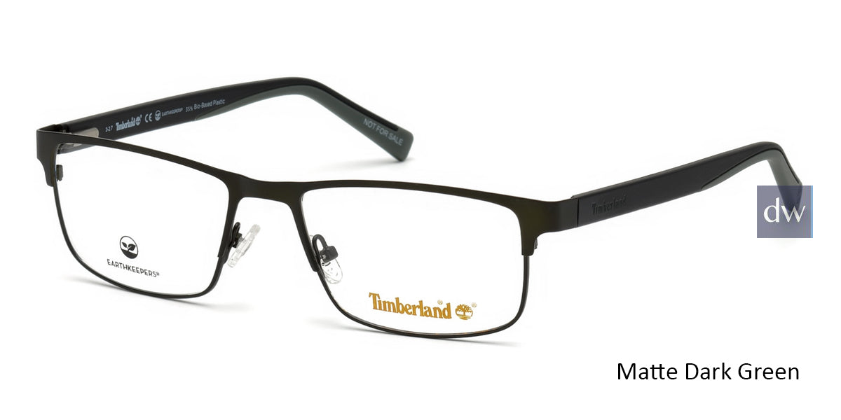 Matte Dark Green Timberland TB1594 Eyeglasses.
