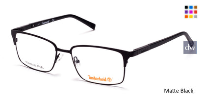 Matte Black Timberland TB1604 Eyeglasses.