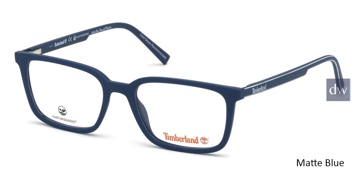 Matte Blue Timberland TB1624 Eyeglasses.
