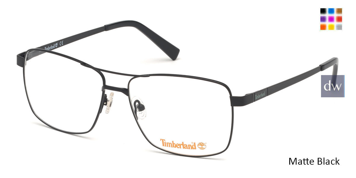 Matte Black Timberland TB1639 Eyeglasses.