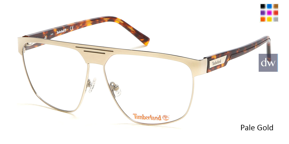 Pale Gold Timberland TB1643 Eyeglasses.