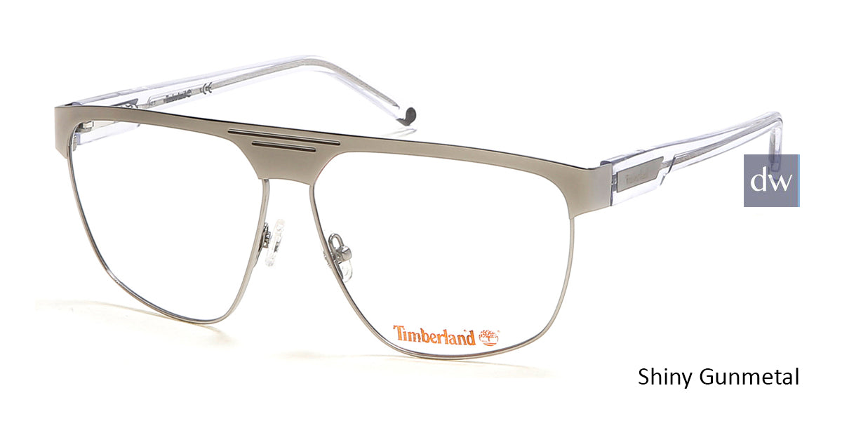 Shiny Gunmetal Timberland TB1643 Eyeglasses.