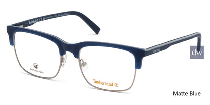 Matte Blue Timberland TB1655 Eyeglasses.