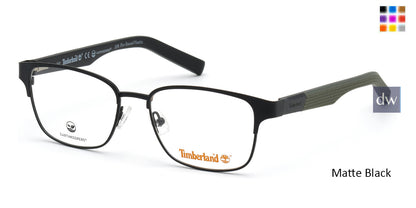 Matte Black Timberland TB1665 Eyeglasses