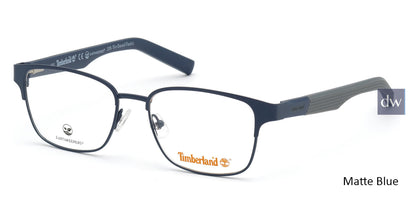 Matte Blue Timberland TB1665 Eyeglasses