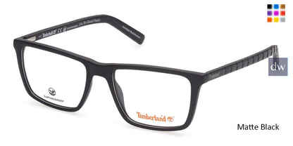 Matte Black Timberland TB1680 Eyeglasses