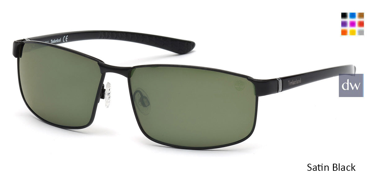 Satin Black Timberland TB9035 Sunglasses.