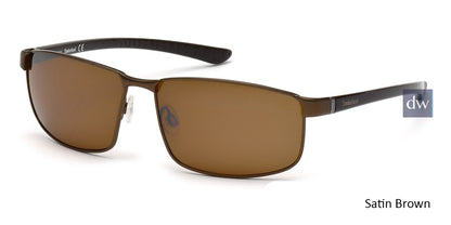Satin Brown Timberland TB9035 Sunglasses.