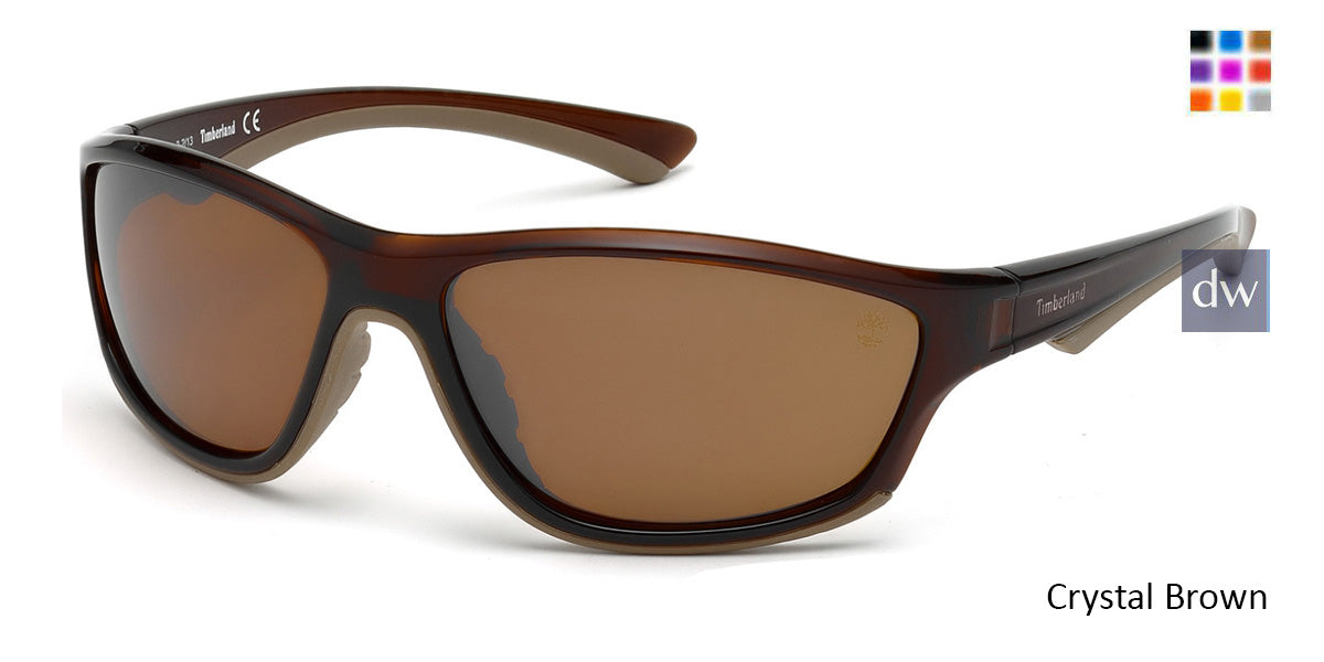 Crystal Brown Timberland TB9045 Sunglasses.