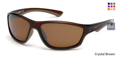 Crystal Brown Timberland TB9045 Sunglasses.