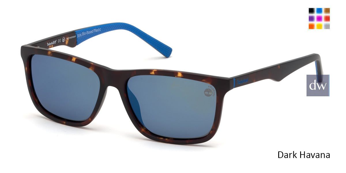 Dark Havana Timberland TB9174 Sunglasses.