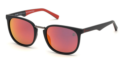 Matte Black Timberland TB9175 Sunglasses.