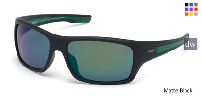 Matte Black Timberland TB9192 Sunglasses.