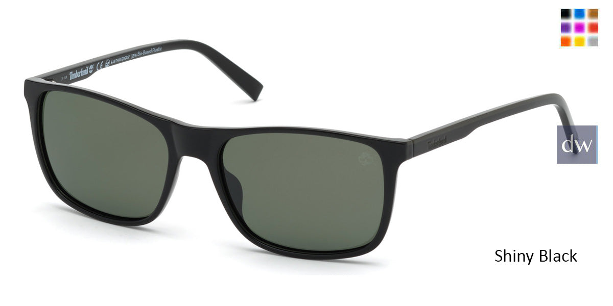 Shiny Black Timberland TB9195 Sunglasses
