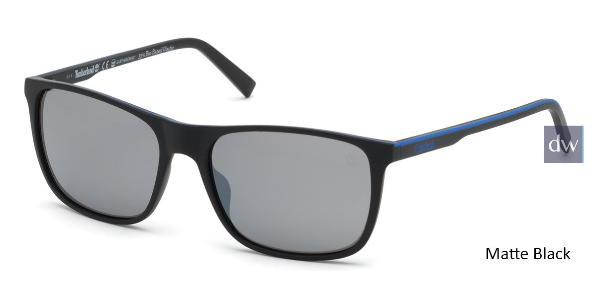 Matte Black Timberland TB9195 Sunglasses