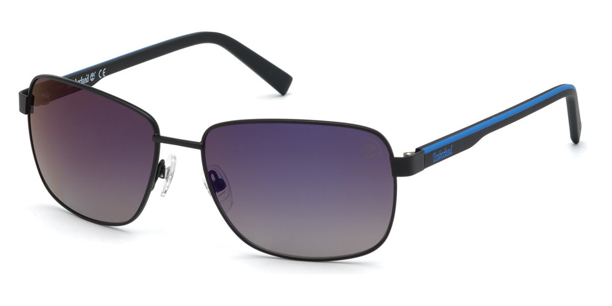 Matte Black Timberland TB9196 Sunglasses