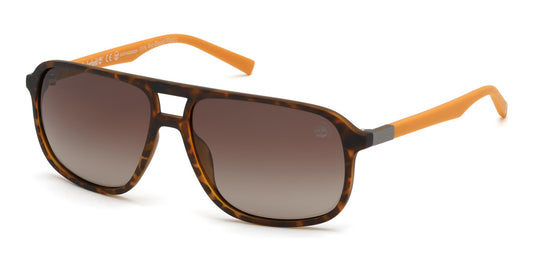 Matte Havana Timberland TB9200 Sunglasses.