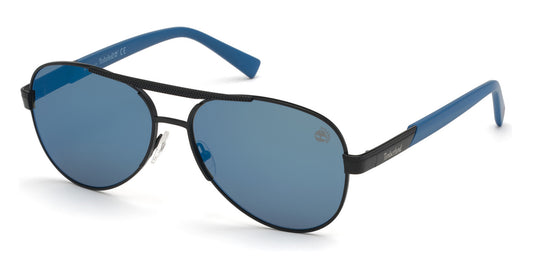 Matte Black Timberland TB9214 Sunglasses