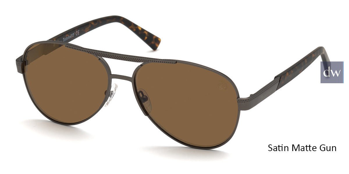 Satin Matte Gun Timberland TB9214 Sunglasses