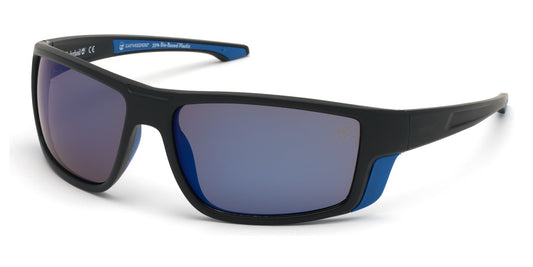 Matte Black Timberland TB9218 Sunglasses