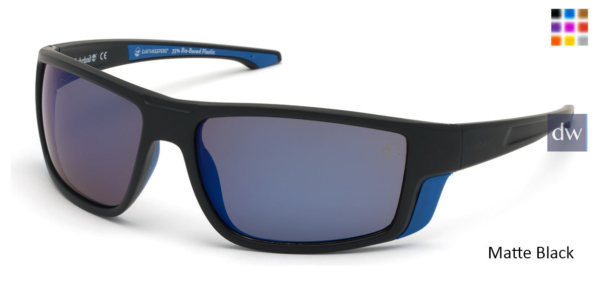 Matte Black Timberland TB9218 Sunglasses