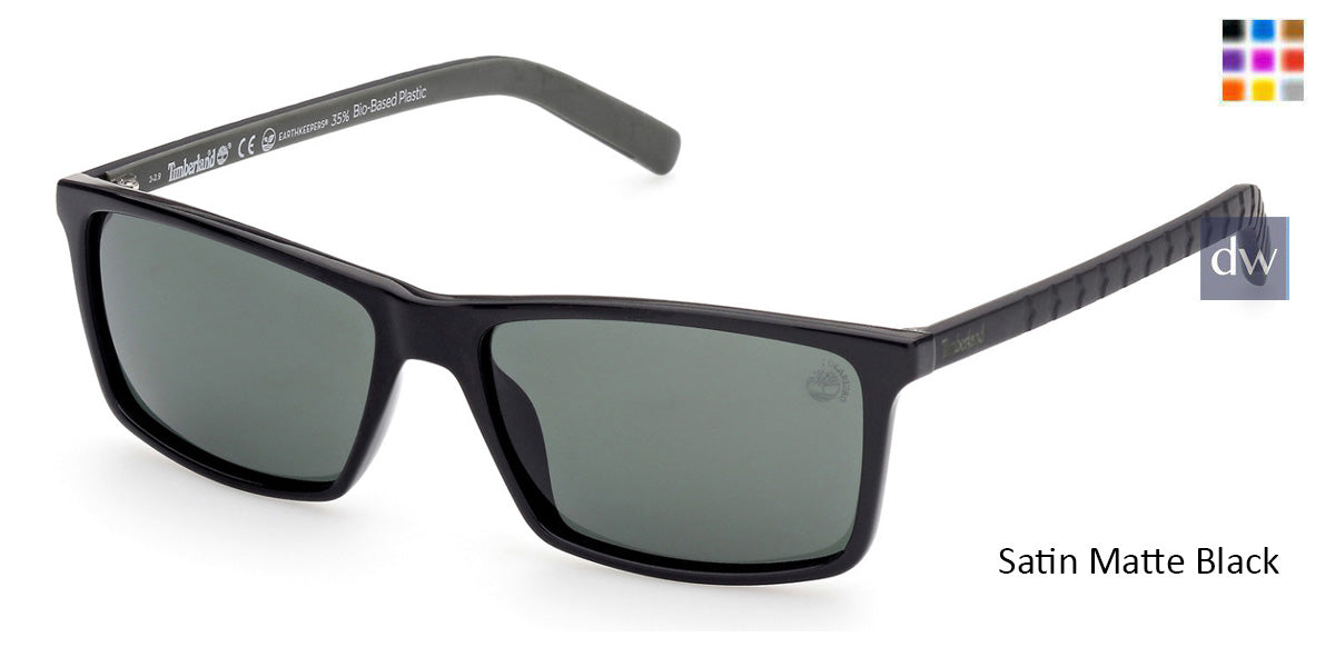 Satin Matte Black Timberland TB9222 Sunglasses
