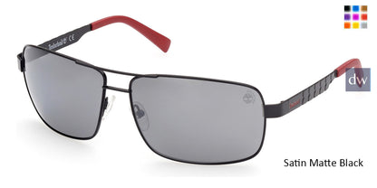 Satin Matte Black Timberland TB9225 Sunglasses