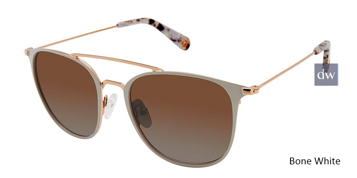 Bone White Sperry TIERRA Polarized Sunglasses.