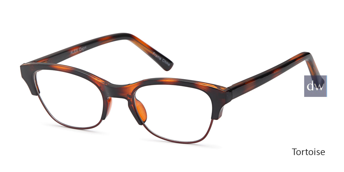 Tortoise Capri Millennial Alex Eyeglasses.